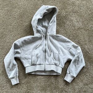 Abercrombie Essential Cinched Hooded Full-Zip Jacket